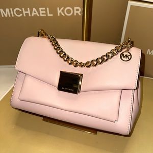 Michael Kors NWT Lita Handbag Purse Powder Blush color